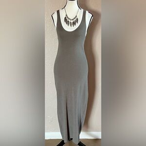 Carolina Constas Ribbed Tank Midi Sweater Dress